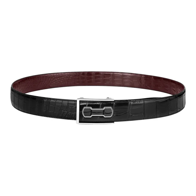 CATELLES Double Sided Crocodile Leather Leather Belts Men's 3.5cm/3.8cm-4