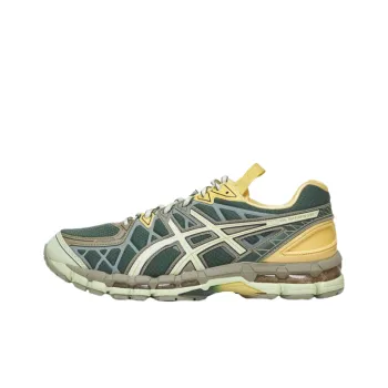 Asics Anti Slip Wear Resistant Low Top Running Shoes Men's Green