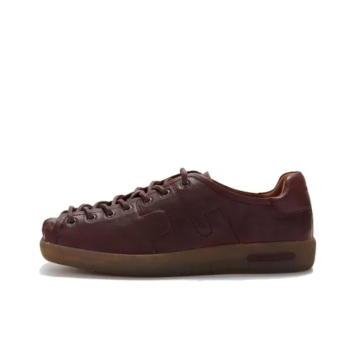 UNO FLATU Gravity Collection Low-Top Skateboard Shoes Women's Brown Red