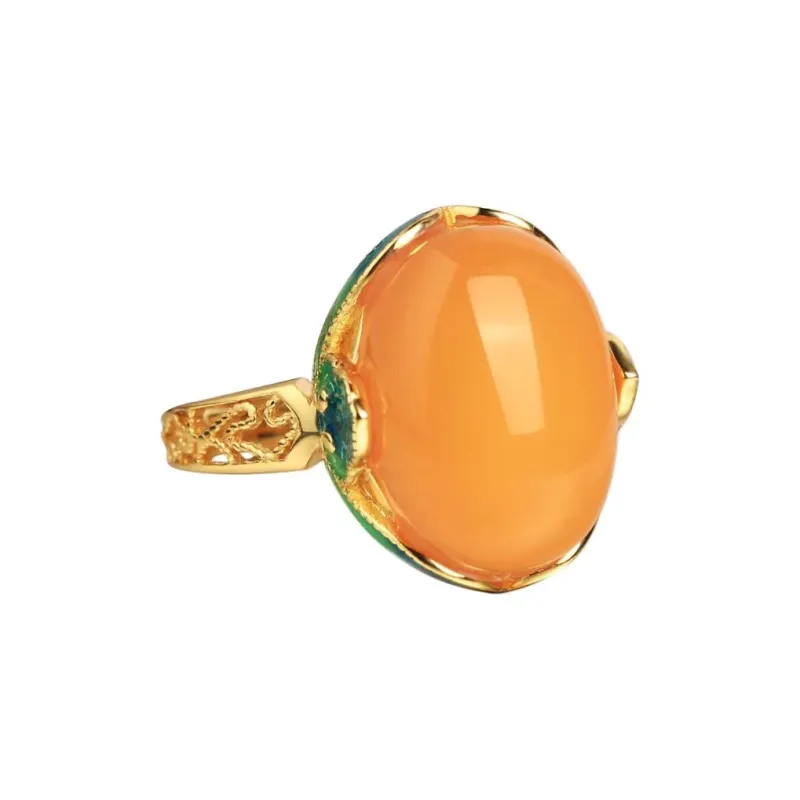 CHIC ZONE S925 Silver Beeswax Rings Women's-0