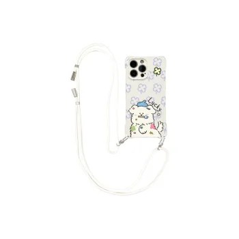 Sen Dog Silicone Material Lanyard Crossbody Niche Phone Cases Compatible With IPhone 16 Pro Max/Pro/Plus/15/14/13