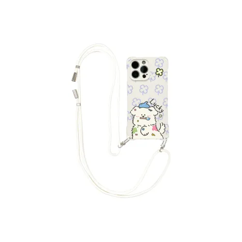 Sen Dog Silicone Material Lanyard Crossbody Niche Phone Cases Compatible With IPhone 16 Pro Max/Pro/Plus/15/14/13