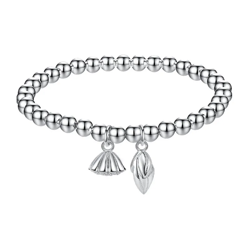 Happy Tide Sterling Silver S999 Bracelets Women's-0