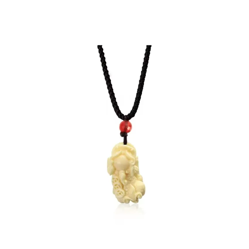 JIYAO Ivory Nut Necklaces Unisex-0