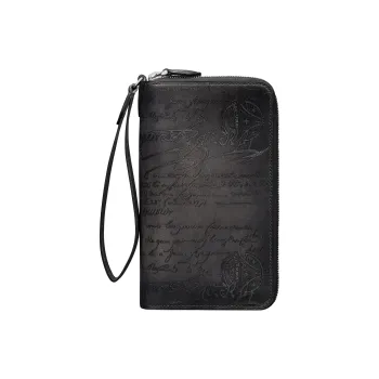 BERLUTI Calfskin Wallet Men's Black