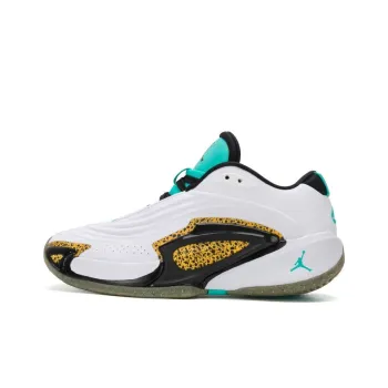 Jordan Luka 3 Anti Slip Wear Resistant Low Top Children's Basketball Shoes White Teenagers