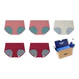 5 Pack (Vintage Rubber Pink+Vintage Rubber Pink+Burgundy Red+Burgundy Red+Coconut Milk Simple White)