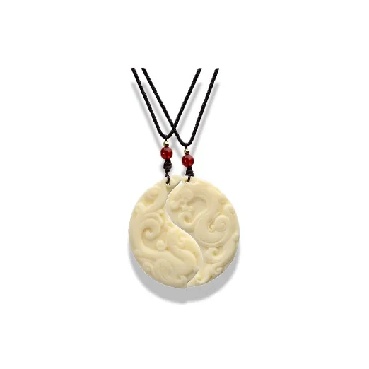 GIRATI Ivory Nut Necklaces Unisex-4