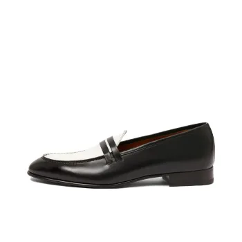 Malone Souliers Loafers Men's Black White