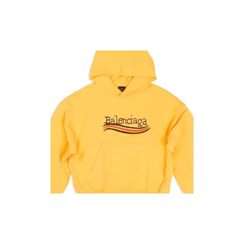 Balenciaga FW24 Sweatshirt Regular Fit Unisex Yellow-5