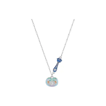 Heart Grass S925 Silver Necklaces Women's