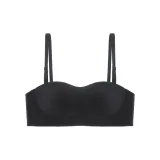 Black[W Soft Support Strapless Top]9802