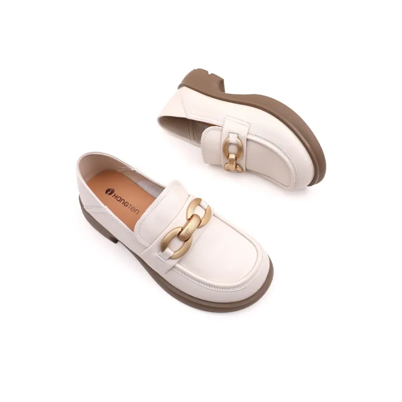 HANG TEN Loafers Women's Ecru-5