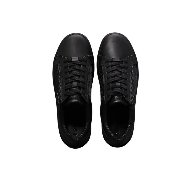CALVIN KLEIN Low Top Skateboard Shoes Men's Black-3