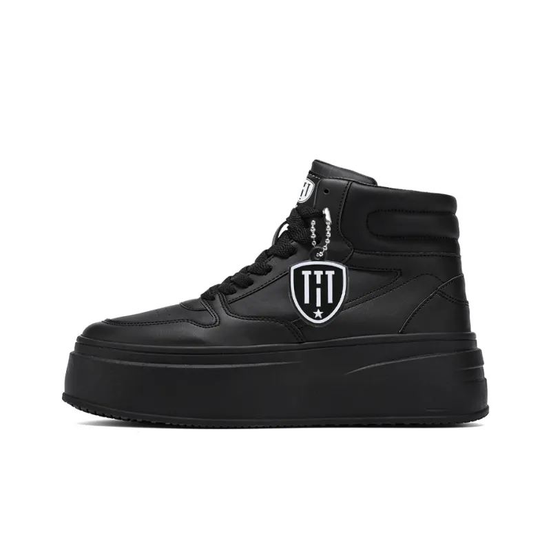 HACKBUTEER Wear Resistant Height Increasing High Top Skateboard Shoes Men's Box-1