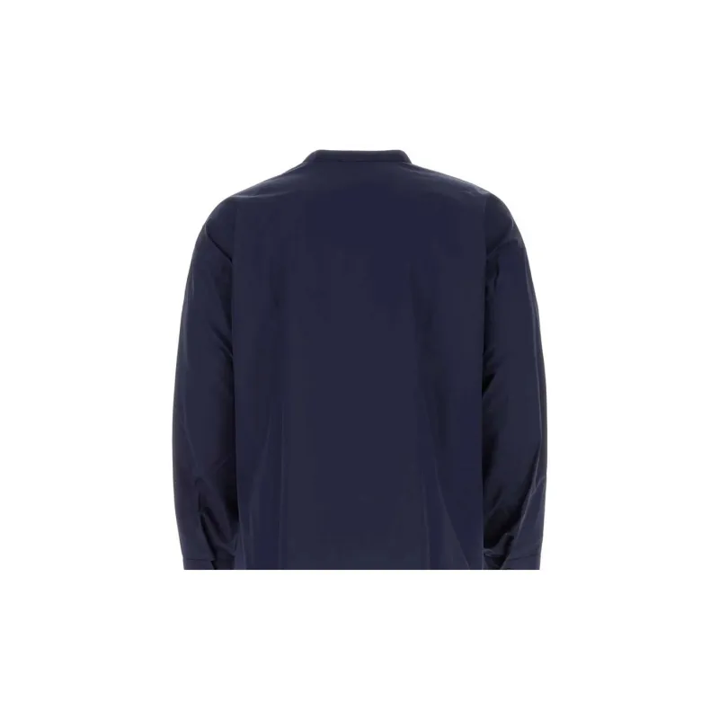 PRADA Logo Triangle Long Sleeved Shirt-5