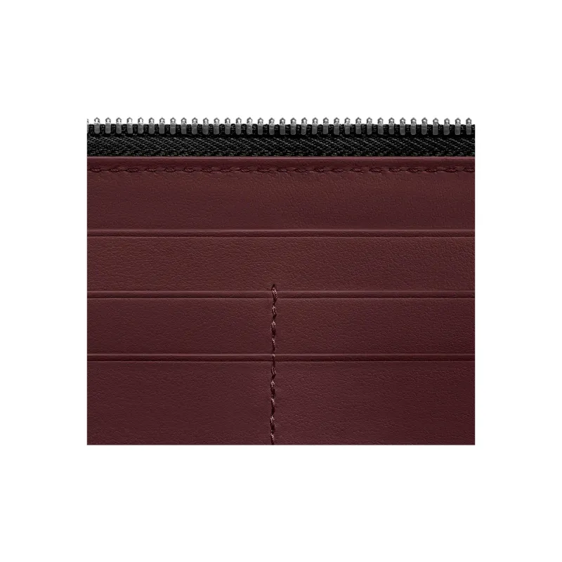 Bottega Veneta Intrecciato Calfskin Wallet Men's Black/Orchid Brown-3