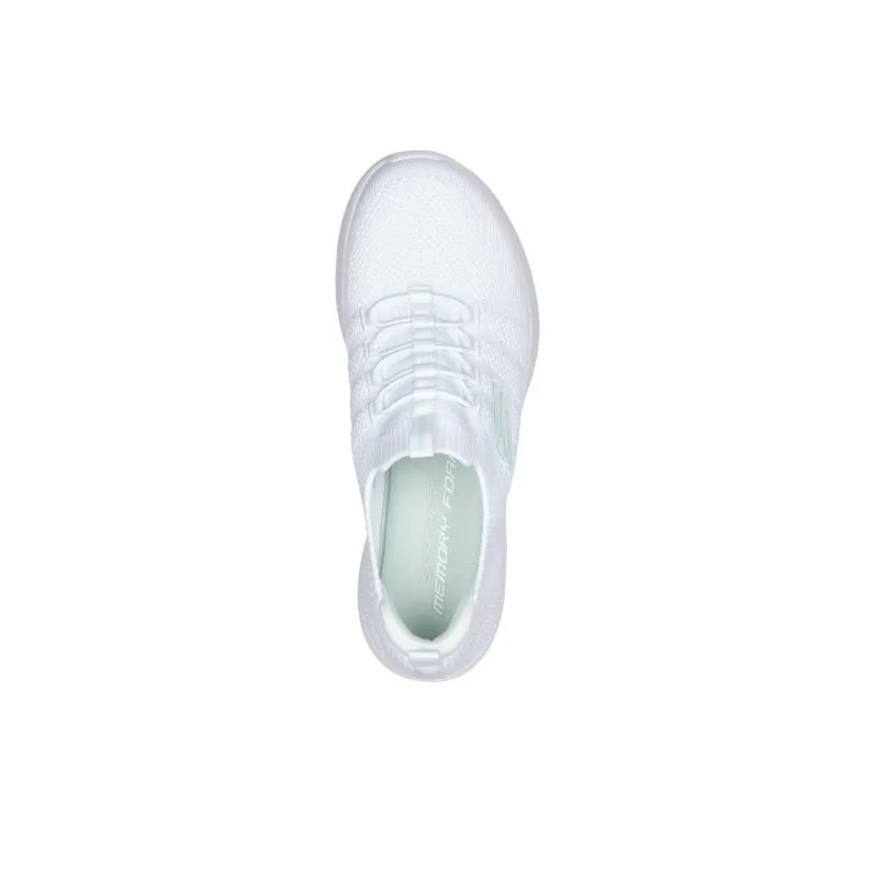 Skechers Skech Air Dynamight Anti Slip Wear Resistant Low Top Casual Shoes Women's White-2