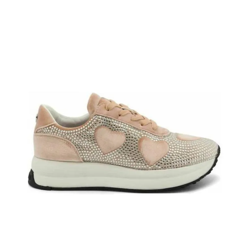 LOVE MOSCHINO Low Top Casual Shoes Women's Beige-1