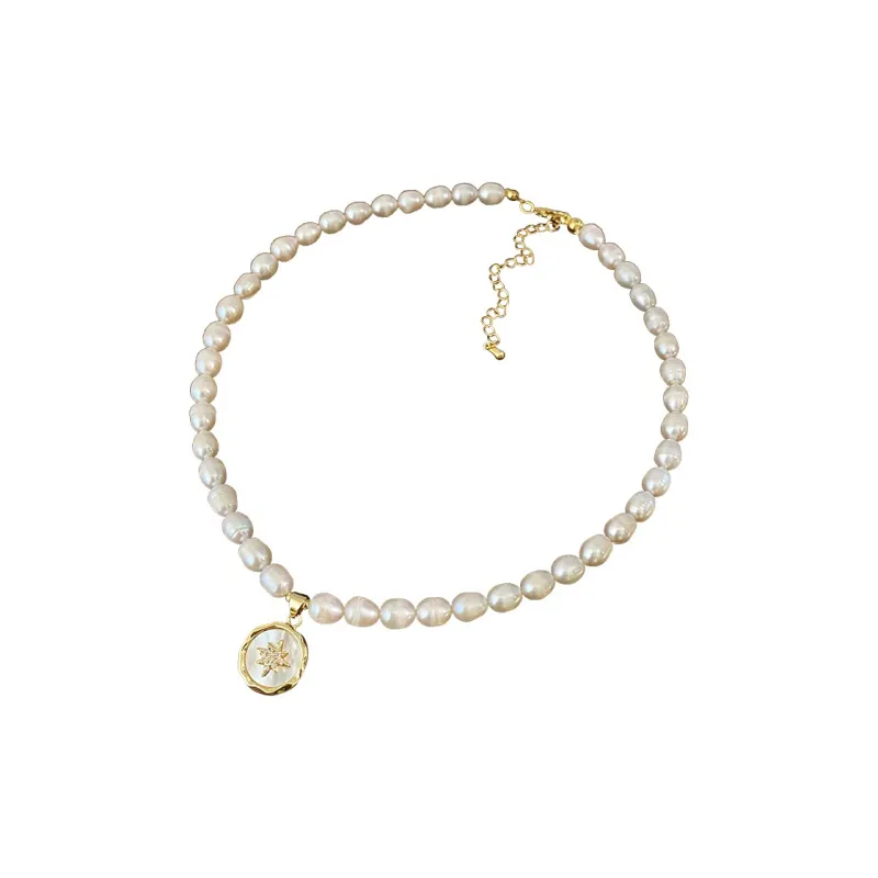 Andaozi Freshwater Pearl Necklaces Women's-0