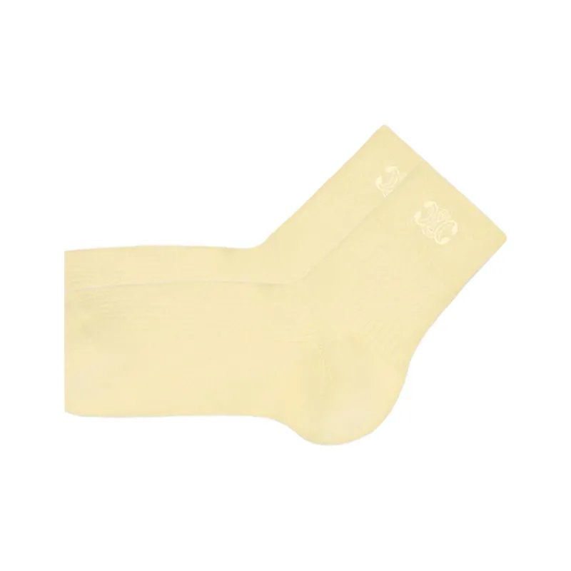 CELINE SS23 Ankle Socks Women's Yellow-6