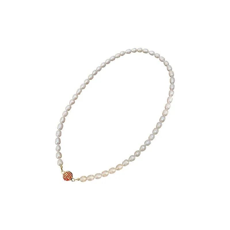Andaozi Freshwater Pearl Necklaces Women's-0