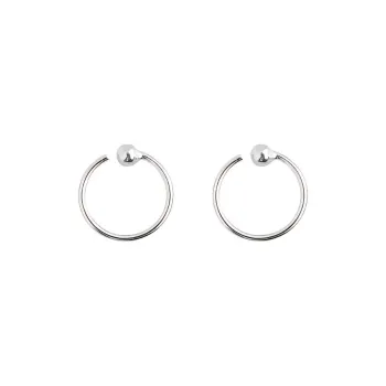 LUCA Sterling Silver Earrings Unisex