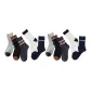 Men's Mid-Calf Color Block Stripes 10 Pack