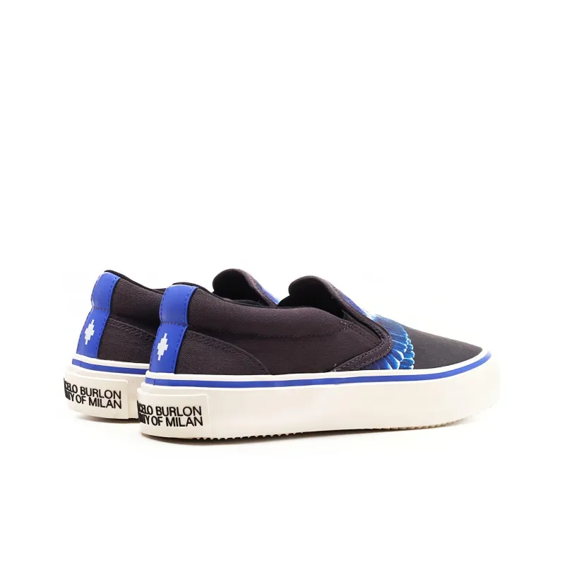 MARCELO BURLON COUNTY OF MILAN Burlon Low Top Stylish Skateboarding Shoes Men's Black-3