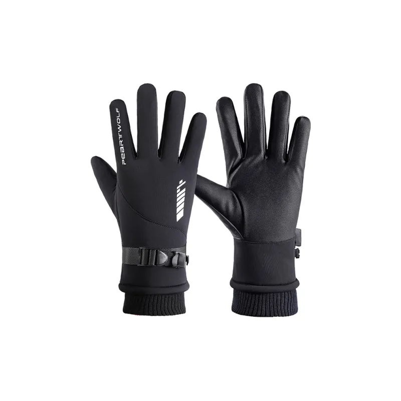 Shizhu Anti Lost Snap Buckle Sports Gloves Men's-0