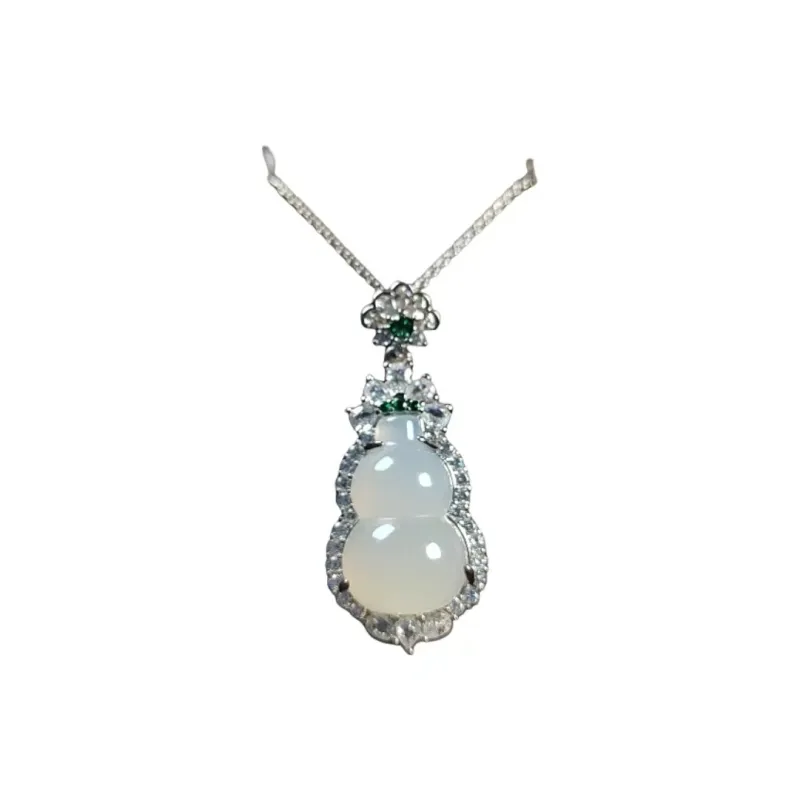 JUNWEN Chalcedony Necklaces Unisex-0