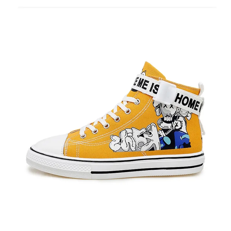 SOURCE Anti Slip And Wear Resistant Breathable High Top Canvas Shoes Unisex-2