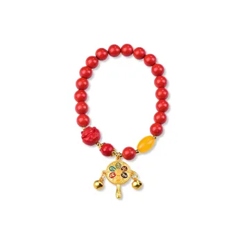 The Call Of The Heart Reconstructed Cinnabar Bracelets Unisex