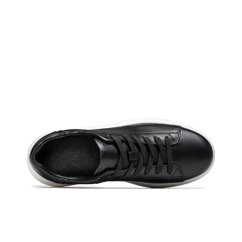 Anthony Miles Slip-Resistant Height Increasing Low-Top Skateboard Shoes Men's-2