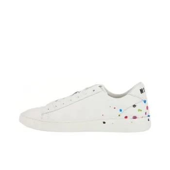 MSGM Abrasion Resistant Low Top Casual Shoes Men's White