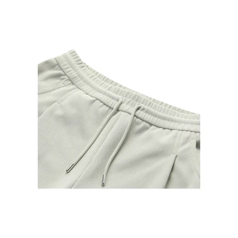 FILA FUSION Knitted Sports Pants Women's Turbulent Gray-5