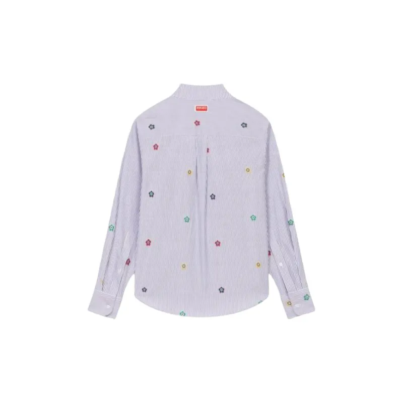 KENZO Target Striped Button Up Shirt-1