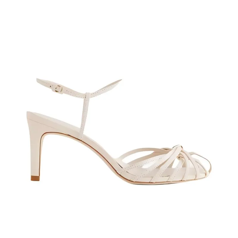 REFORMATION Pamela Strap Sandals 7.5cm Women's Beige-2