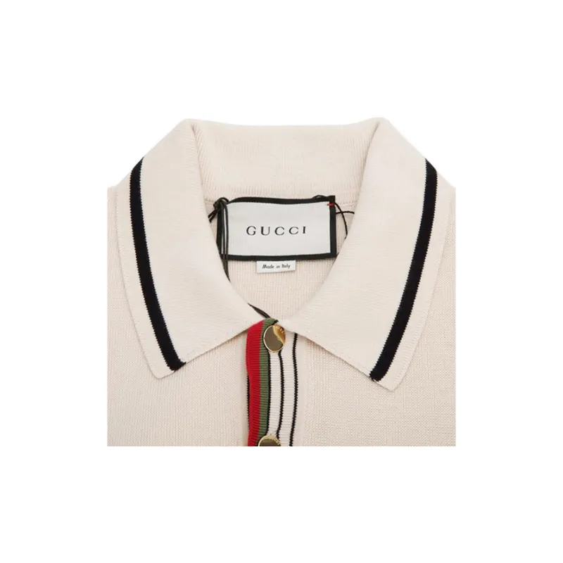 GUCCI Polo Shirts Men Light Gray-2