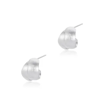 CUOOYINO 925 Silver Needles Stud Earrings Women's
