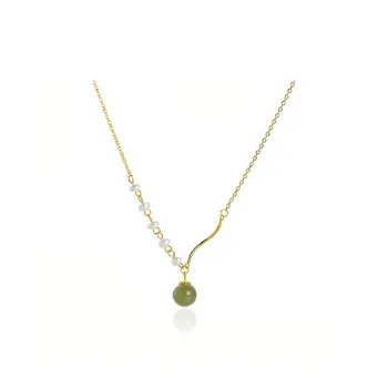 ZHENZHUAOMI Freshwater Pearl Pearl Necklace Collarbone Chain Women's