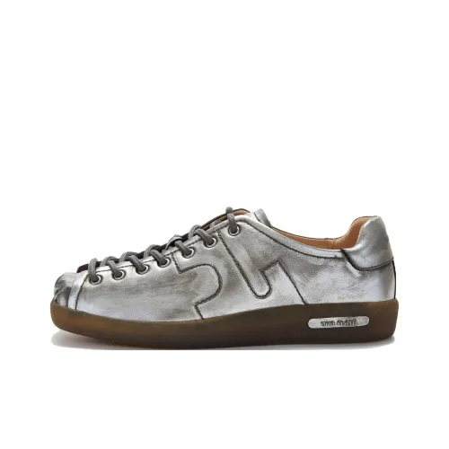 UNO FLATU Gravity Collection Casual Single Shoes Women's Silver