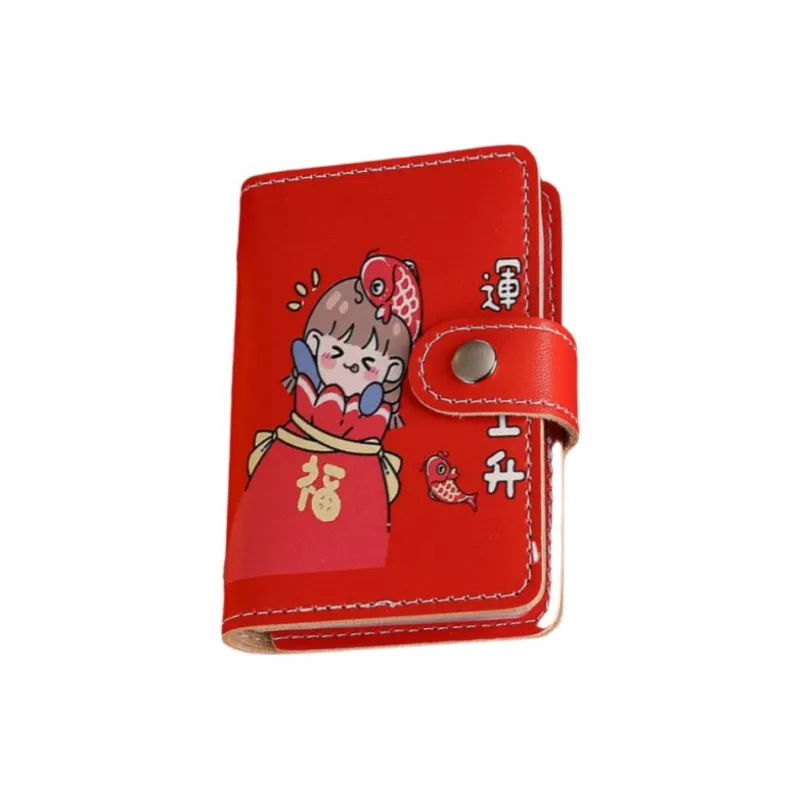 OUZIHUANG PU Storage Bag Card Holder Large Size Unisex-4
