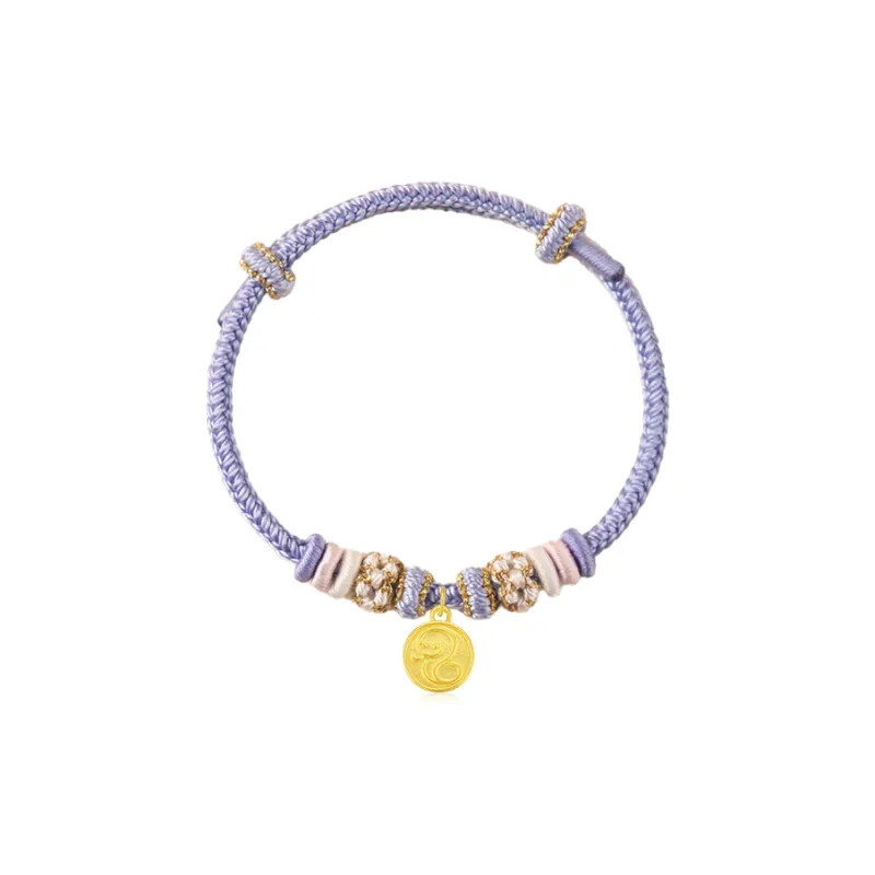 Zheng Tai Fook Gold Bracelet Unisex-6