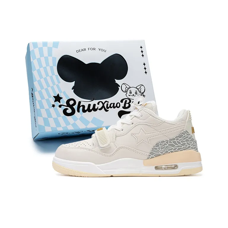 SHUXIAOBEI Slip Resistant, Abrasion Resistant, Balance, Lightweight Low Top Skateboard Shoes Unisex White-12