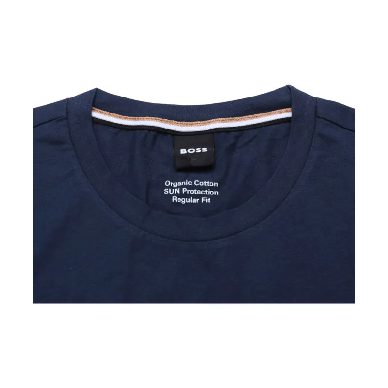 HUGO BOSS Short Sleeved T Shirts Men's Dark Blue-4