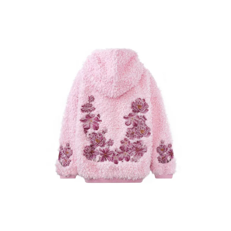 TCH Cropped Coats Women's Pink-1