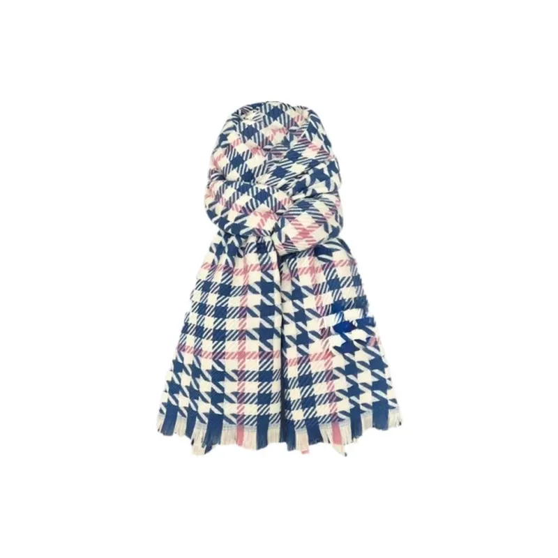 PISHUSHU Polyester Knit Scarves Unisex-1