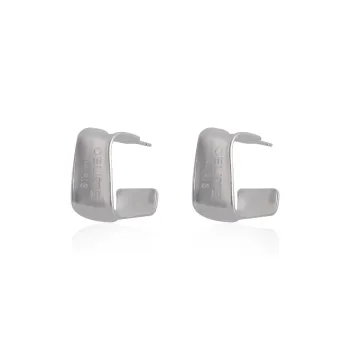 ZANC S925 Silver Stud Earrings Women's