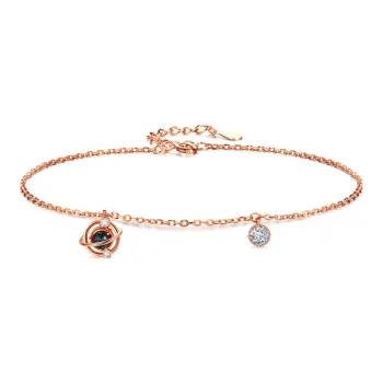 JESCAKOO S925 Silver Anklets Women's